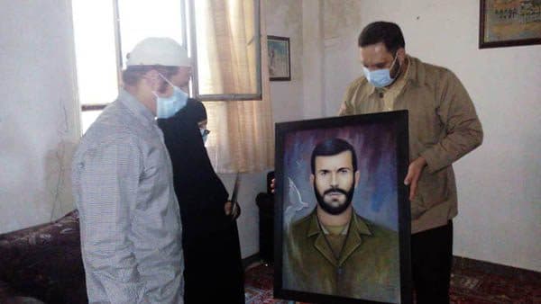 دیدار معاون راهبری حوزه هنری کشور با خانواده شهید طالبی و رضا منطقی/تصاویر