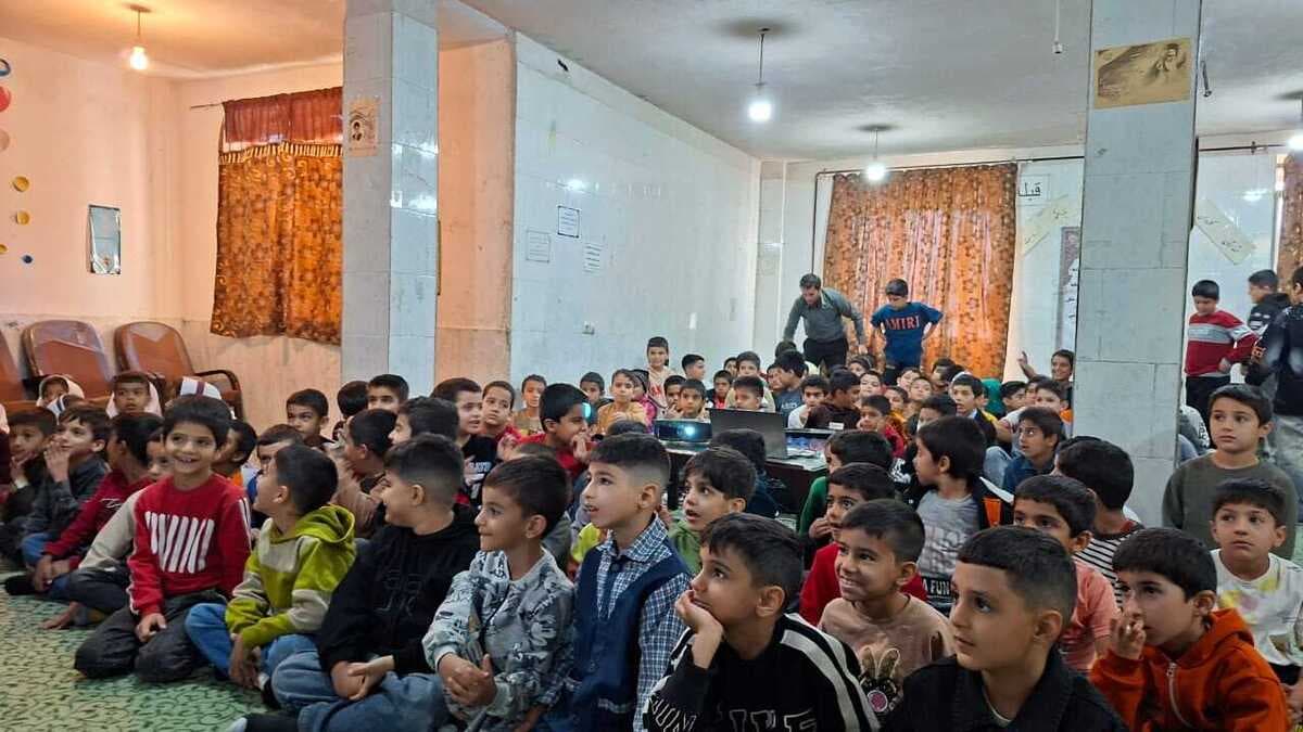 انمیشین یوز در شهرستان باشت با استقبال پرشور مخاطبان روبرو شد+تصاویر