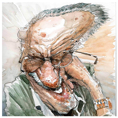 مجوعه ای از کاریکاتور های یان اوپ دو بیک  Jan Op De Beeck هنرمند بلژیکی