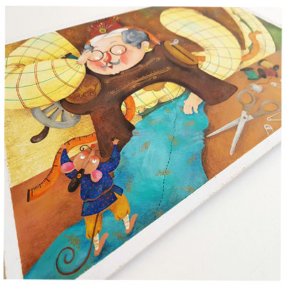 تصویرسازی داستانی -ازدواج با خورشید اثر حمیده خسرویان