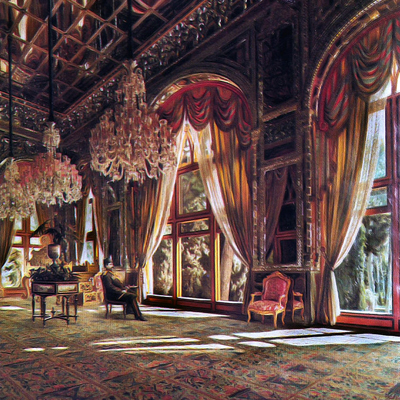 تالار آینه، بازنمایی جزیی ترین چیزهای قابل مشاهده در صحنه