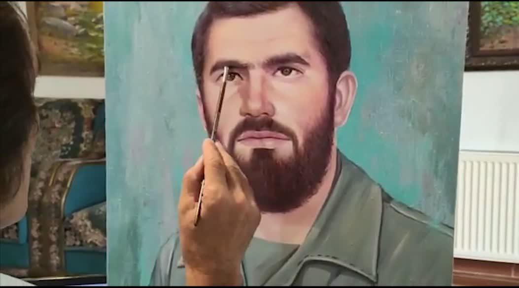 تولیدسه اثر نقاشی از پرتره شهدای استان کهگیلویه وبویراحمد