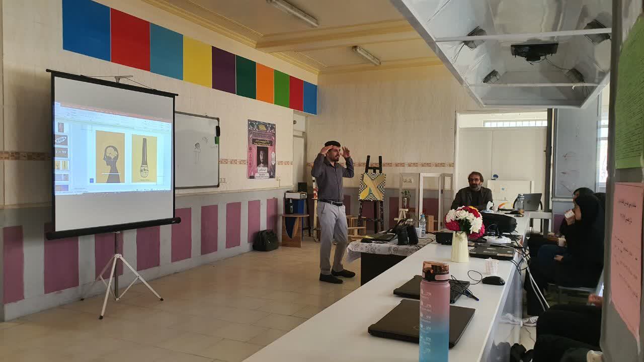 کارگاه یک روزه از ایده تا اجرا وتولید محتوا در پوستر در شهرستان گچساران برگزار شد