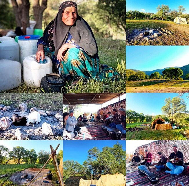 رویداد فرهنگی هنری «پسینی با عشایر» در منطقه عشایری سرنجلکل بویر احمد برگزار شد